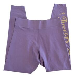 Nike Cotton Leggings Women Medium Purple High Rise Stretch Athletic Pants